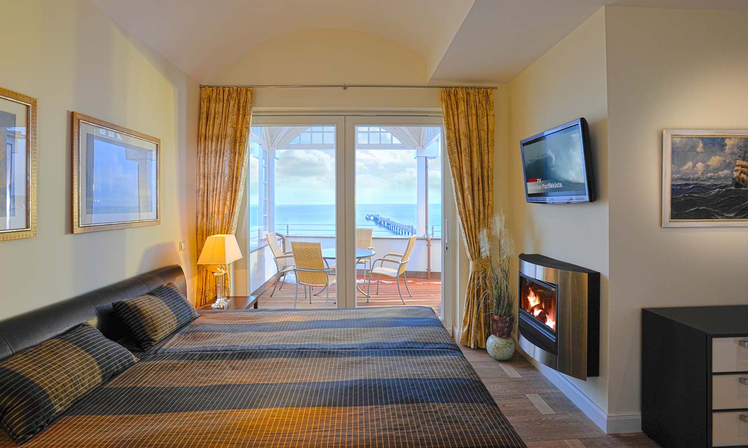 Luxus Penthouse Sea for Miles direkt am Strand in Binz mit traumhaftem Meerblick