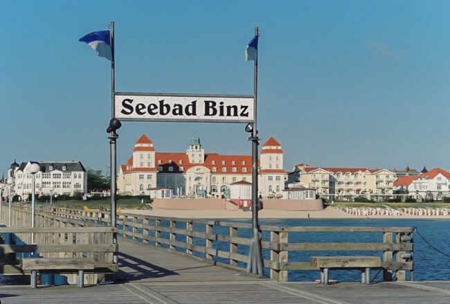 Seebrücke im Ostseebad Binz auf Rügen