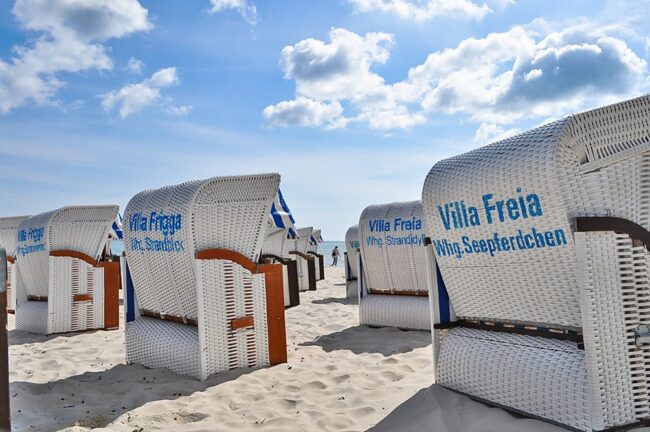 Appartement Seepferdchen in der Strandvilla Freia in Binz, direkt an der Strandpromenade. Urlaub auf Rügen zu jeder Jahreszeit!